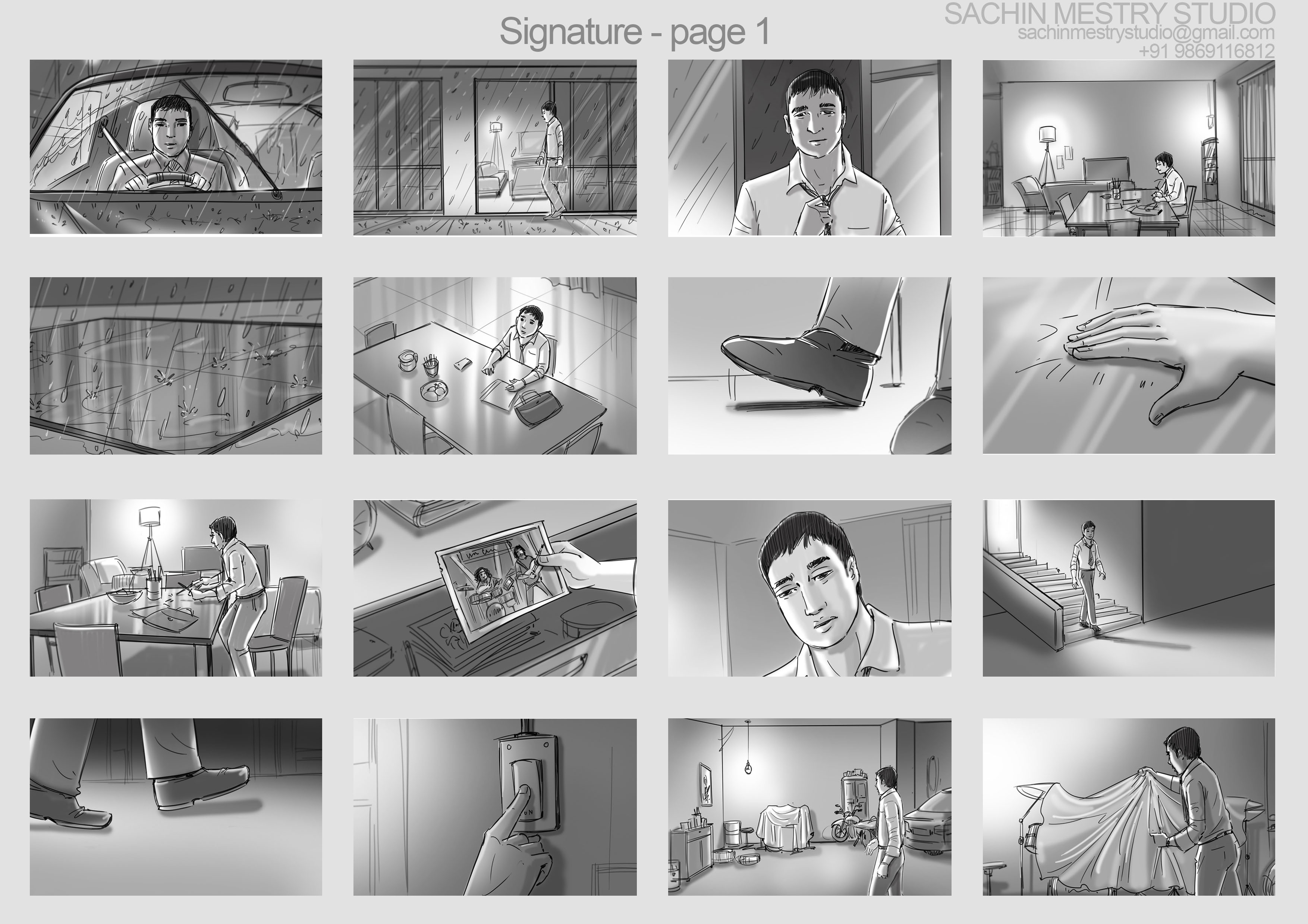 Storyboard for: Signature-Drummer (Page-1)